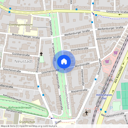 Building Sedanstraße - staylight - 1404542, Sedanstraße, Hildesheim