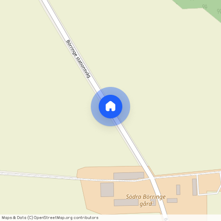 Börringe stationsväg, Svedala