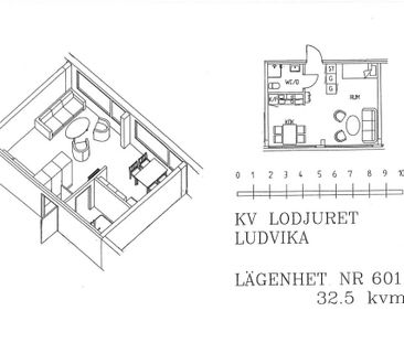 Storgatan 26 B – 32,5 kvm, 1 rum & kök - Foto 1
