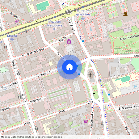 Warszawa, Śródmieście, Warszawa, Śródmieście, Żurawia