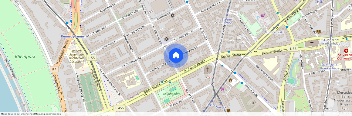 Seydlitzstrasse *, 40476, Düsseldorf