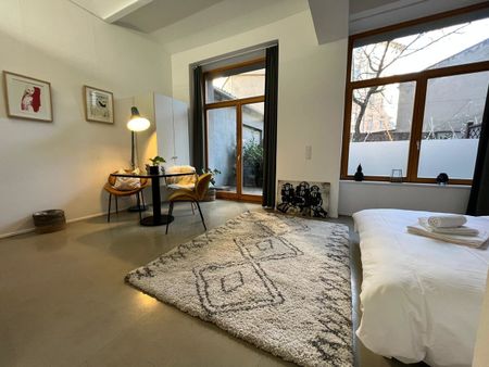 F-Hain: voll möbliertes LUXUS Apartment - 40 m² befristet für max. 12 Monate per SOFORT zu VERMIETEN - Photo 3