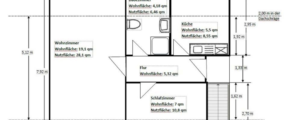 2 Zimmer DG-Wohnung in ruhiger Wohnlage in Fahrenkrug - Photo 1