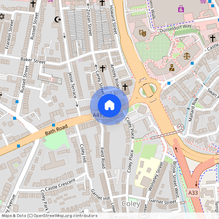 Castle Street, Reading, Berkshire, RG1