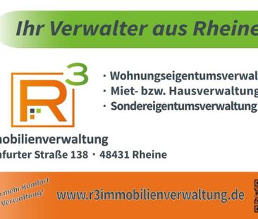 R3, Rheine Innenstadt, Pärchenwohnung, 3ZKB, 90m² - Photo 1