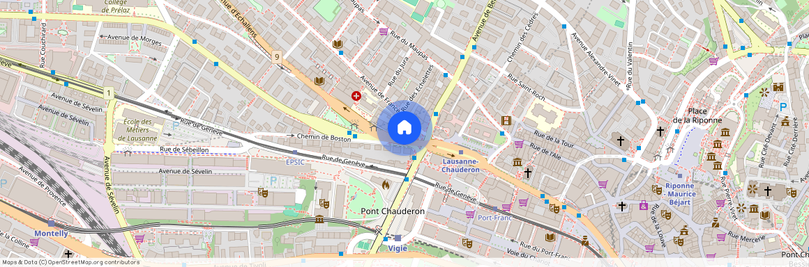 1003, Lausanne, Place Chauderon, 26