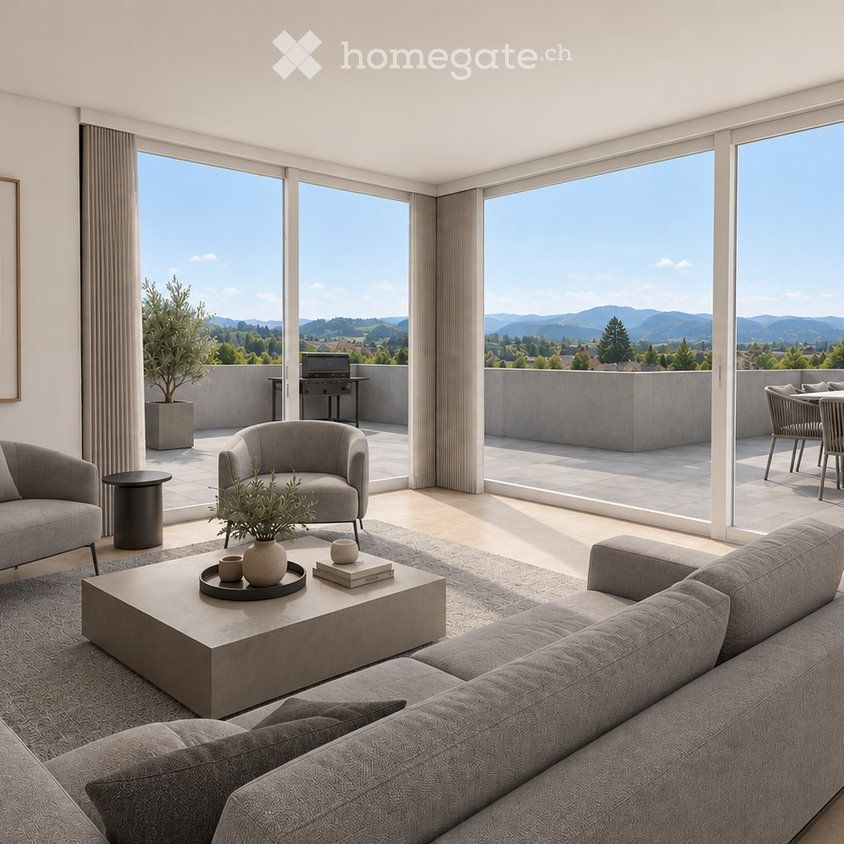 Zwei hochwertige 4.5-Zimmer-Neubau-Attikawohnungen mit grossen Terrassen in Konolfingen - Foto 1
