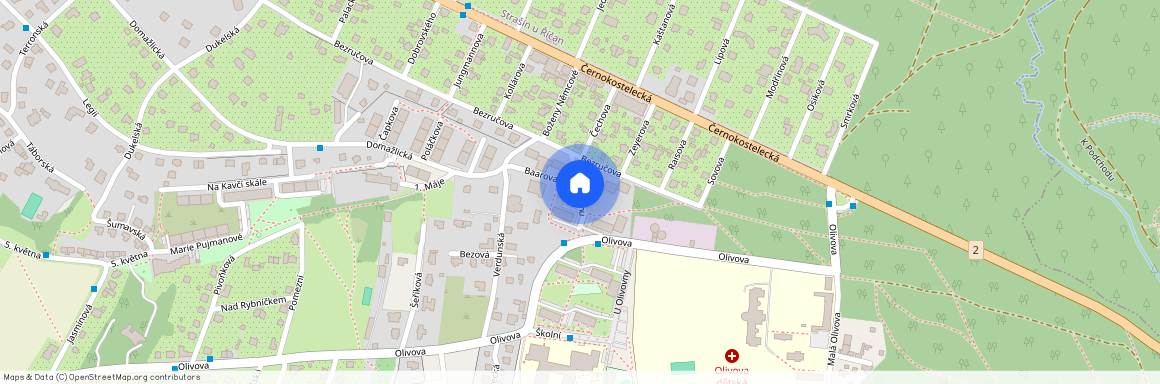 U Vodojemu, Říčany, okres Praha-východ