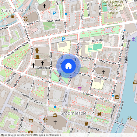 ul. Grobla III, Śródmieście, Gdańsk, pomorskie