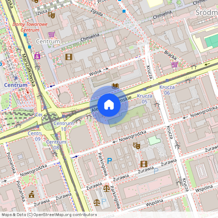 al. Aleje Jerozolimskie, Śródmieście Południowe, Śródmieście, Warszawa, mazowieckie