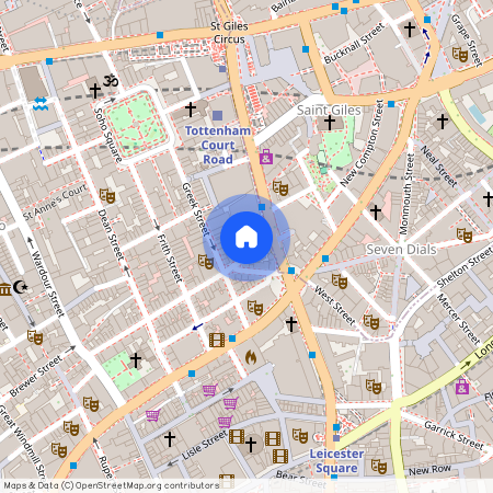 Flat 7, 10a, Old Compton Street, London, W1D 4TG