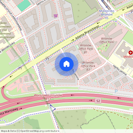 mazowieckie, Warszawa, Wilanów, Adama, Branickiego