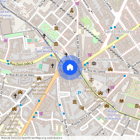 Campo de Ourique, Lisboa, Largo do Rato (Santa Isabel)