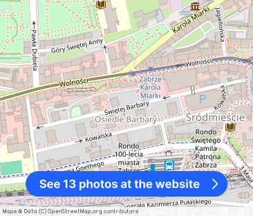 Do wynajęcia 3-pokojowe mieszkanie – 54 m² Zabrze Centrum Barbary 16 - Photo 1