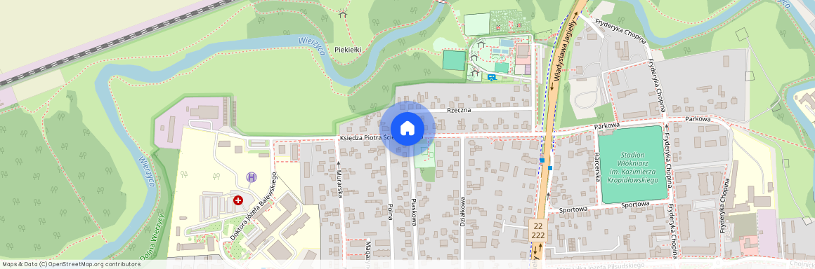 ul. ks. Piotra Ściegiennego, Starogard Gdański, starogardzki, pomorskie