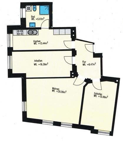 MODERN WOHNEN! Große 3-Zimmer-Wohnung in Erfurt Süd - Foto 4