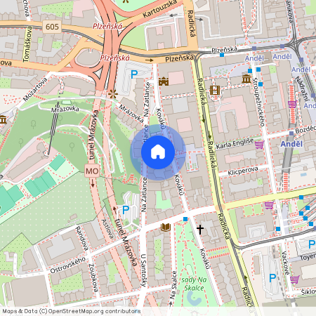 Karla Engliše, Praha 5 - Smíchov