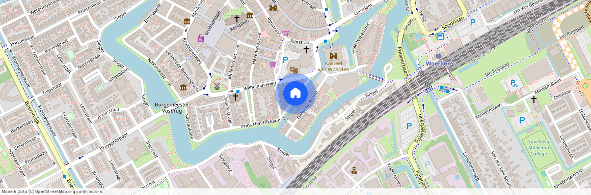 Binnenstad, 3441 XD, Prins Hendrikkade, Woerden