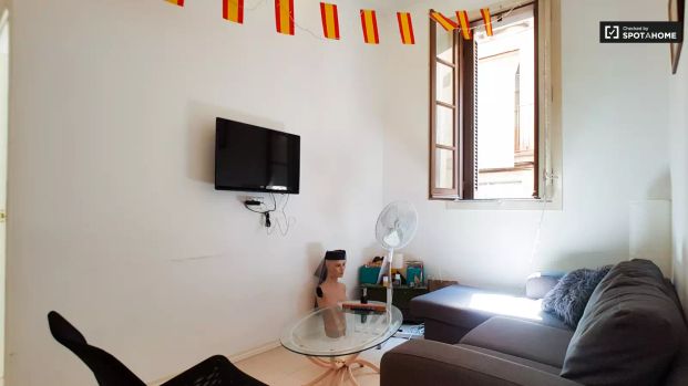 Comfortable room for rent in 4-bedroom apartment in El Raval - Photo 1
