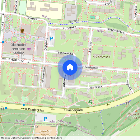 Hnězdenská, Praha 8 - Troja