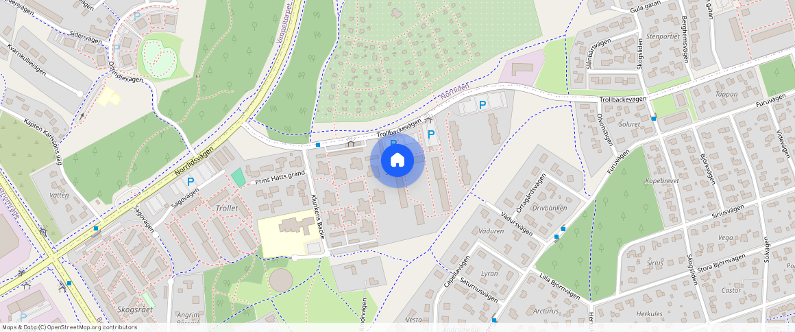 Trollbackevägen, Kalmar