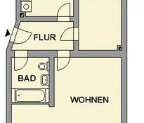 Großzügige 2-Raum-Wohnung im Altbau - Foto 6