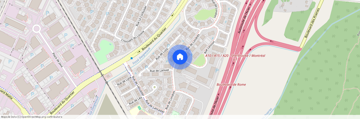 8265 Rue de Londres App. 402 J4Y0P8 Brossard Montérégie Noms de rues (L)