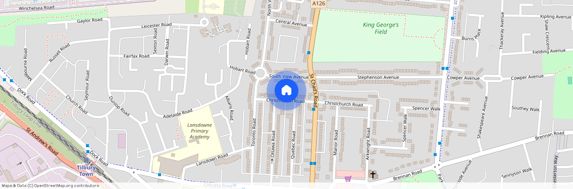 Christchurch Road, Tilbury, RM18