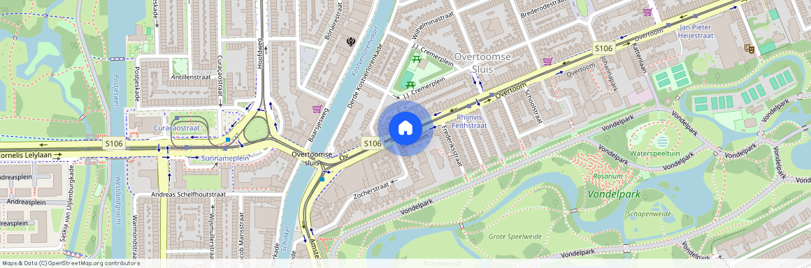 Overtoomse Sluis, 1054 LG, Amsterdam
