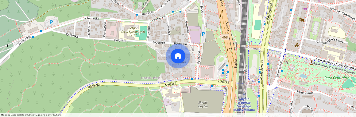 ul. Bydgoska, Działki Leśne, Gdynia, pomorskie