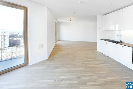 Sonnwendviertel: 1-Zimmer-Wohnung mit Balkon im 18. OG – Fitnessraum, Co-Working & Rooftop-Terrasse inklusive! - Photo 2