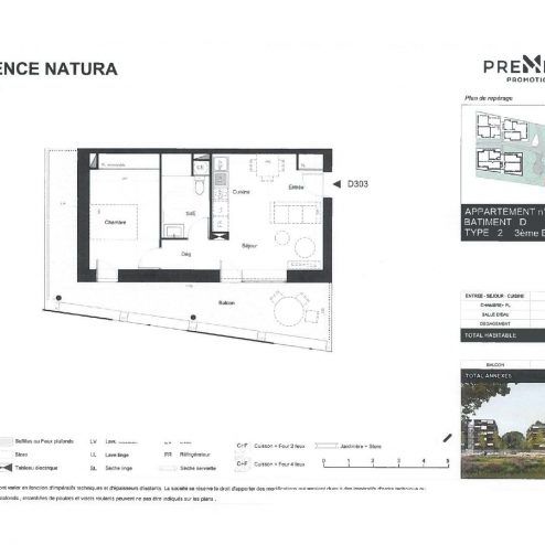 T2 NEUF AVEC BALCON ET PARKING - Photo 2