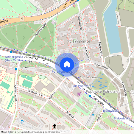 ul. Białowieska, Popowice Północne, Fabryczna, Wrocław, dolnośląskie