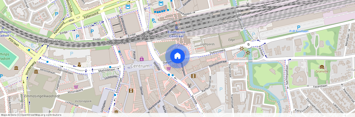 Binnenstad, 5611 BB, Stationsplein, Eindhoven