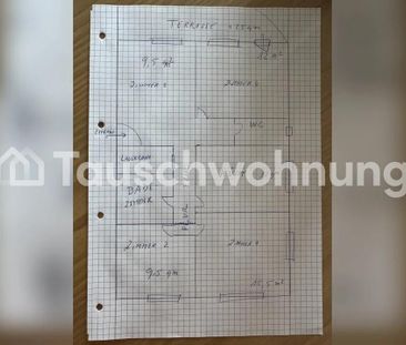 TAUSCHWOHNUNG Tolle 85 qm Wohnung, 20qm Terrasse gegen zentrale Woh... - Photo 3