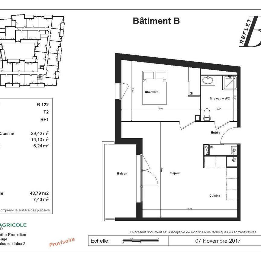 location Appartement T2 DE 48.67m² À GUJAN MESTRAS - Photo 2