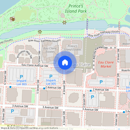 1603, 400 Eau Claire Ave SW, Calgary, AB T2P 4X2