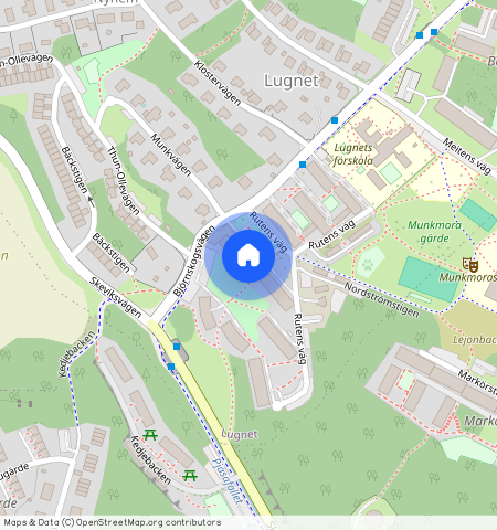 Rutens väg **, Lugnet