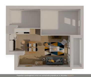 location Appartement T2 DE 42.32m² À MEAUX - Photo 4