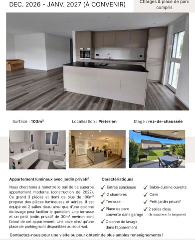 3.5 Zimmer, 103 m² - Photo 2