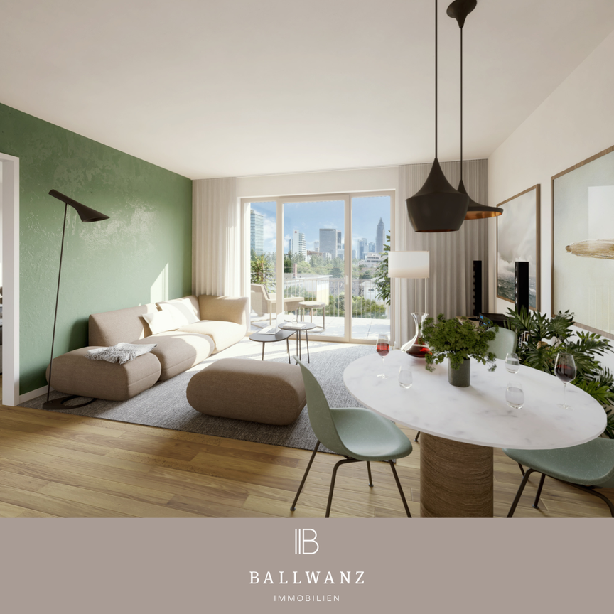 Viel Raum zum Wohlfühlen: 3-Zimmer-Wohnung mit Balkon im Rebstockviertel - Photo 1