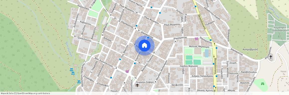Κομνηνών, 55 570 13 Ωραιόκαστρο, Κέντρο (Ωραιόκαστρο)