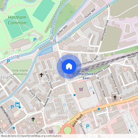 River Lee, Hertford, SG14