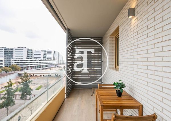 Apartment for rent with 2 bedrooms, studio and terrace in Badalona