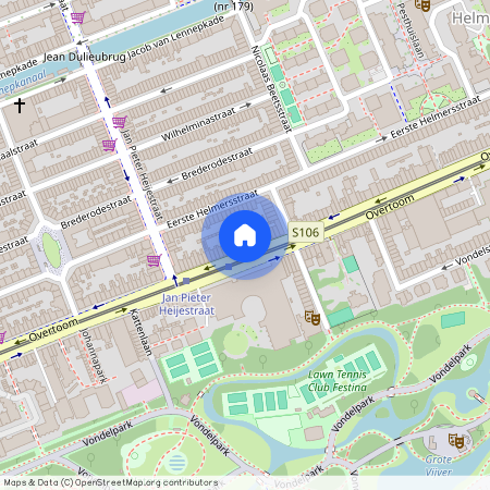 Helmersbuurt, 1054 JD, Overtoom, Amsterdam