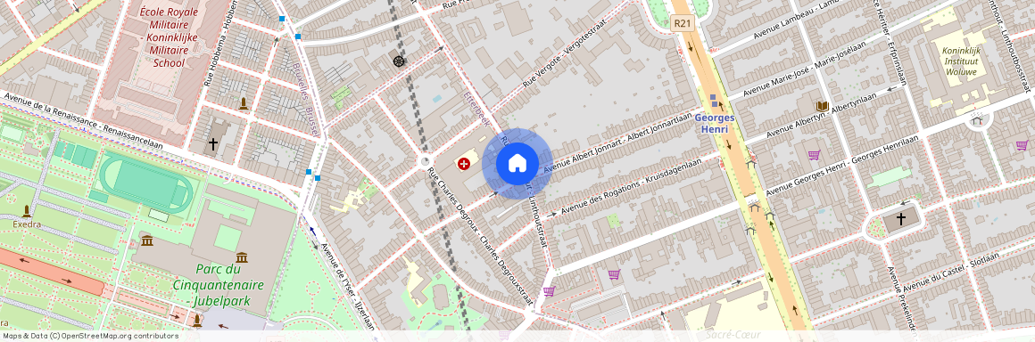 Rue D'oultremont - D'oultremontstraat, 90, 1040, Etterbeek