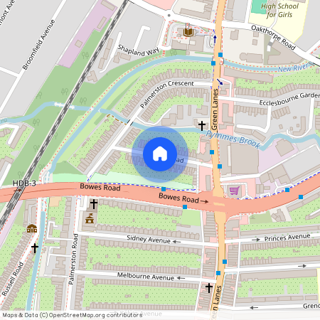 Elmdale Road, Arnos Grove, Finchley, Trent Park, Palmers Green, London, N13 4UN