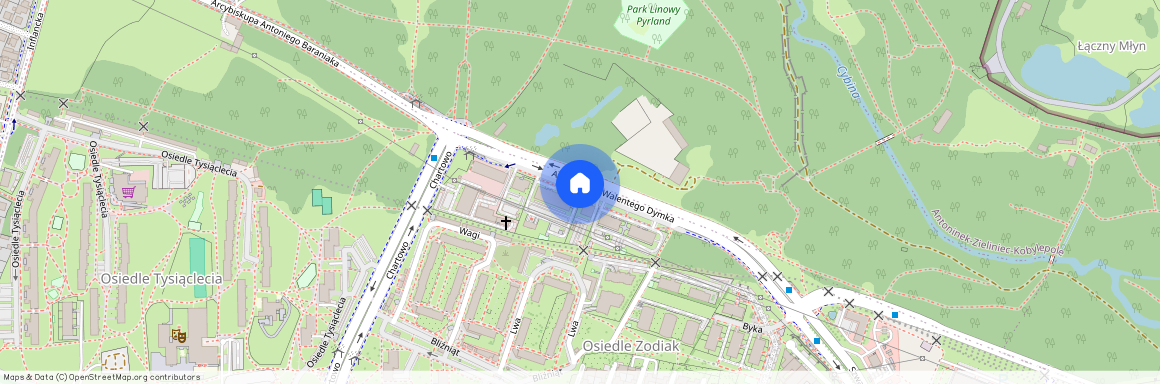 ul. abp. Walentego Dymka, Chartowo, Nowe Miasto, Poznań, wielkopolskie