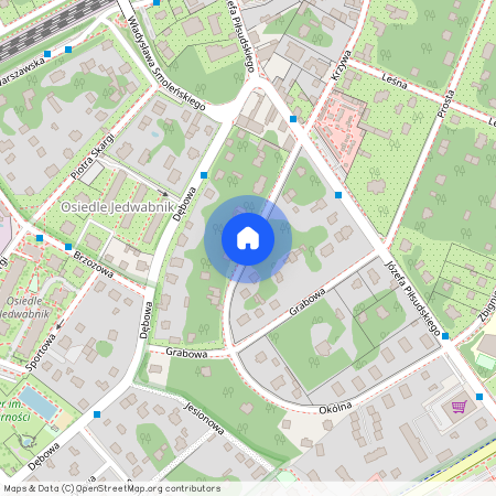 ul. Okólna, Milanówek, grodziski, mazowieckie