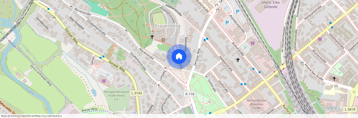 36039, Fulda - Frauenberg Fulda